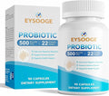 Probiotics for Women and Men 500 Billion CFU 22 Strains + Organic Prebiotics Daily Probiotics for Digestive Immune &amp Gut Health - 90 Capsules