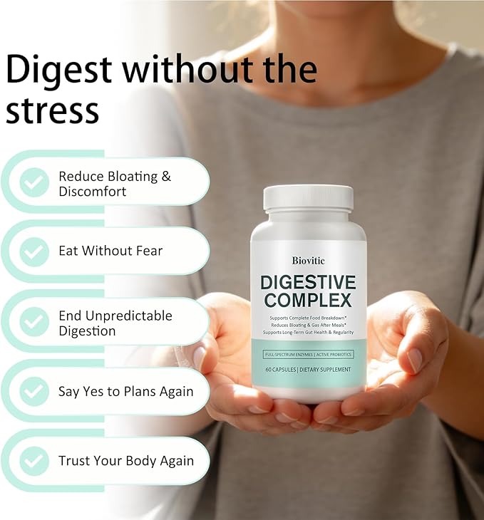 Morvyn Biovitic Digestive Complex 60 Capsules (1Pc)