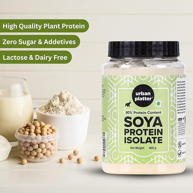 Soya/Soy Protein Isolate Powder 400G / 14.1Oz (Nutritional Dairy Free And Gluten Free)