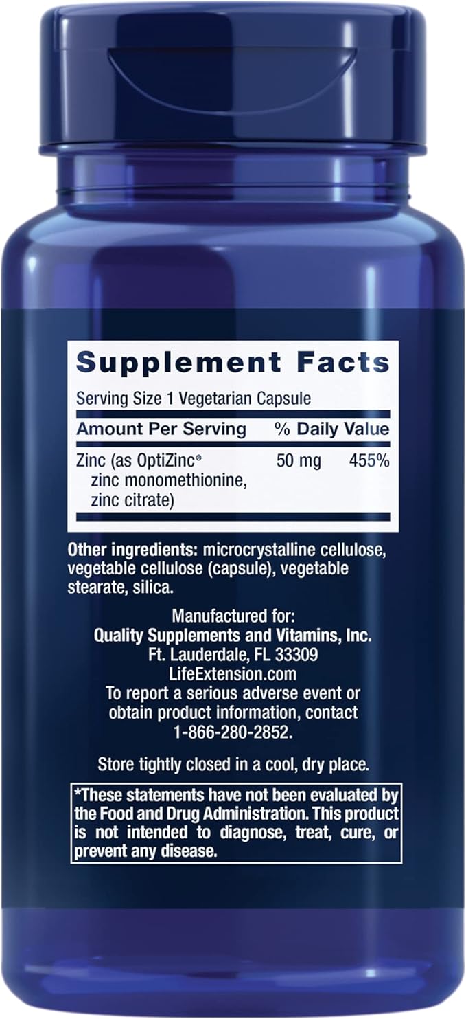 Life Extension Super Omega-3 EPA/DHA Fish Oil Sesame Lignans &amp Olive Extract - Omega 3 Supplement &amp Zinc Caps zinc 50 mg zinc Citrate Support The Body's Immune defenses
