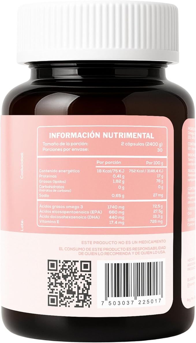 Caro FIT - High Concentration Salmon Omega 3 EPA DHA 60 Softgels