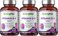 biophix Vitamin D-3 10000 IU 380 Softgels 3 Pack - High-Potency in Extra Virgin Olive Oil Non-GMO Soy-Free Supports Strong Bones Immune Health