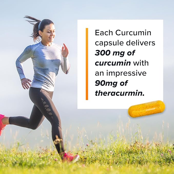 Theracurmin Turmeric Curcumin Supplement 60 Count High Absorption Turmeric &amp Curcumin -Joint Support Supplement - 42.6X More Bioavailablity