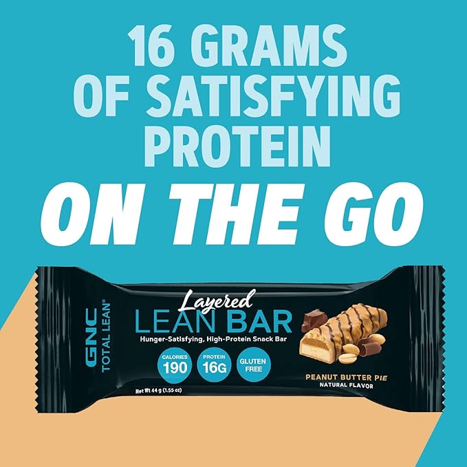 GNC Total Lean Layered Lean Bar - Coconut Caramel (9 Bars)