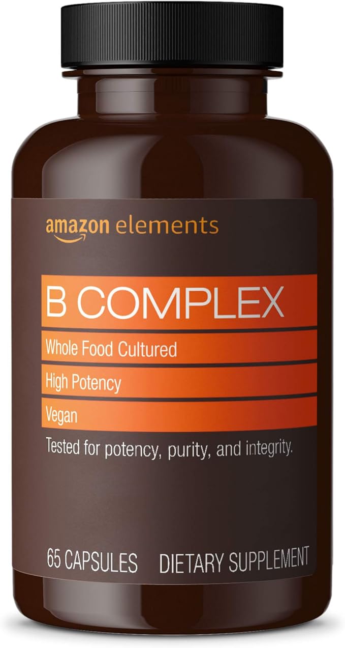 Amazon Elements Men's One Daily Multivitamin (65 Tablets) and Amazon Elements B Complex (65 Capsules)