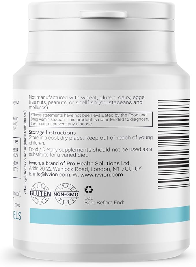 Preservative-Free Vitamin D3 4000 IU (100 µg) Softgel 1 Year Supply – High Strength Cholecalciferol | Gluten Free Non-GMO | Supports Immune System Bones Teeth &amp Muscles | UK Made 365 Count