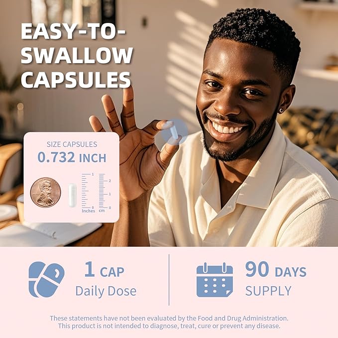 Magnesium Supplement 500mg Magnesium Glycinate Malate Taurate Citrate Complex &amp Herbal Extracts High Absorption Chelated 90 Vegan Non-GMO Capsules for Balanced Wellness and Relaxation