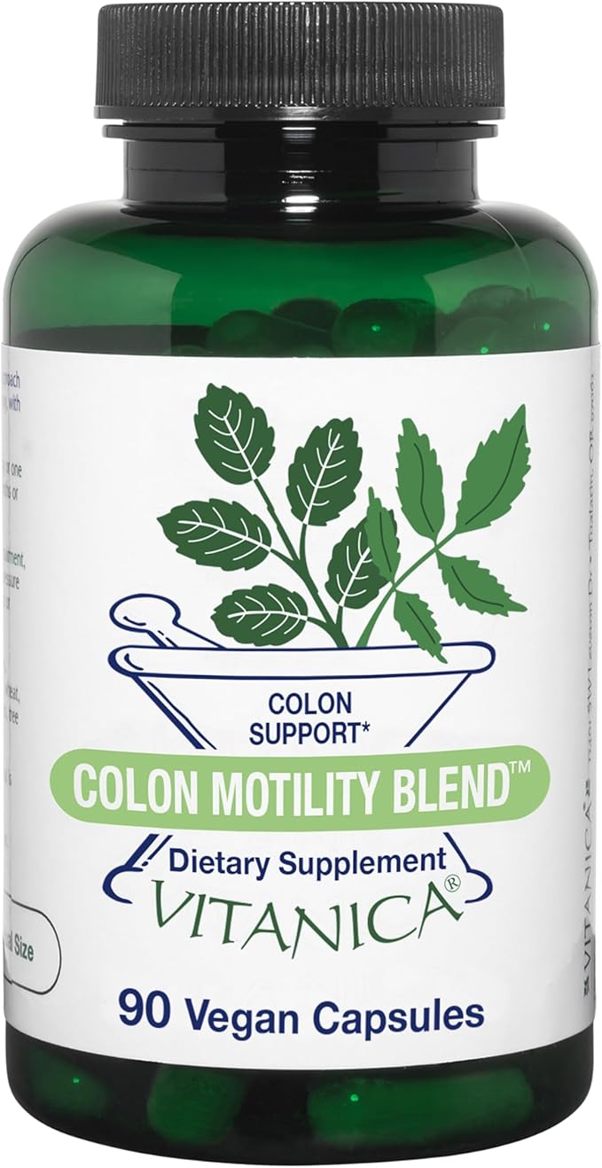 Vitanica Colon Motility Blend Colon Support Vegan 90 Capsules
