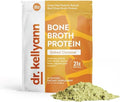 Dr. Kellyann Bone Broth Protein Powder Salted Caramel - 21g Protein Grass-Fed Collagen Sugar-Free Keto &amp Paleo Friendly (30 Servings)