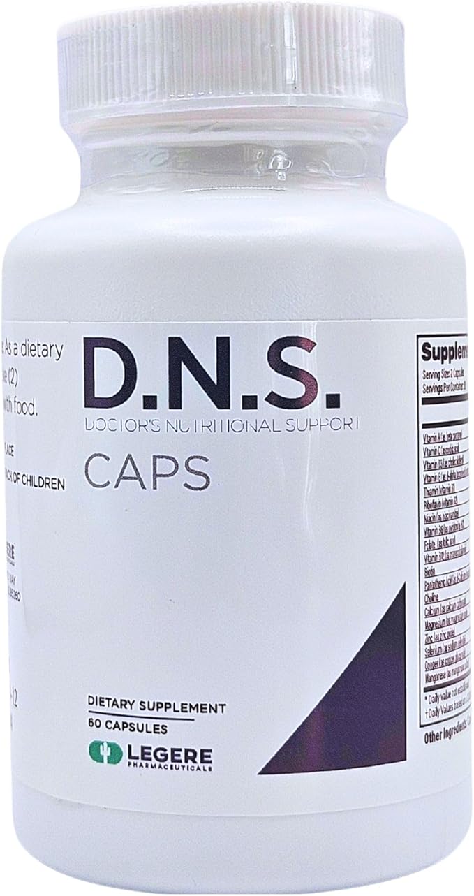 Legere Pharmaceuticals DNS (60 Capsules) Vitamins Minerals Amino Acids and Nutrients. Doctors Nutritional Support (D.N.S.)