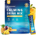 Calming Powdered Drink Mix Cortisol Drink Mix Powder with Magnesium Glycinate Ashwagandha L-Theanine Vitamin Cortisol Support Supplements for Relax Focus &amp Calm Pineapple Flavor 30 Packets