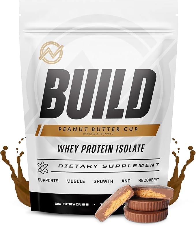 Outwork Nutrition Whey Isolate Protein Powder - Accelerates Muscle Building &amp Recovery - Low Lactose Gluten-Free - Post Workout Supplement - Enhanced Protein Synthesis Peanut Butter 1.8lbs