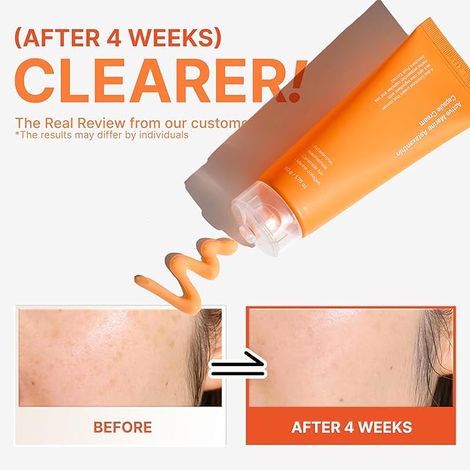 SUNGBOON EDITOR Active Marine Astaxanthin Capsule Cream 50ml | Facial Cream for Brightening | Deep Hydration Soothing Moisturizer