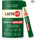 LACTO-FIT Probiotic Synbiotic Sticks Daily Digestive Support Supplement Convenient Powder Packets with Zinc 60 Count