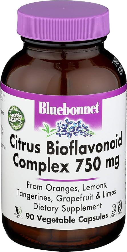 Bluebonnet Nutrition Bioflavonoids 750mg Citrus 90 Vegg Capsules