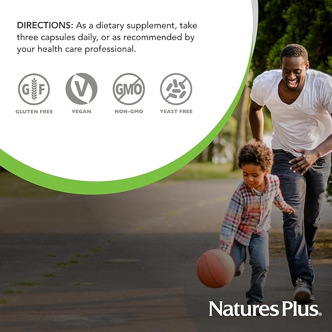 NaturesPlus KalmAssure Magnesium 420 mg - 90 Vegan Capsules Pack of 2 - Supports Nerve &amp Muscle Relaxation - Non-GMO Gluten Free - 60 Total Servings