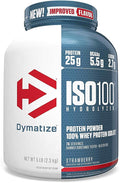 Dymatize ISO100 Hydrolyzed 100% Whey Protein Isolate Strawberry -- 5 lbs