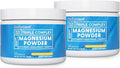 BioEmblem Triple Complex Magnesium Powder Drink - 350mg High Absorption Magnesium Glycinate Gluconate Taurate &amp GABA for Rest Sleep &amp Brain Health - Passionfruit Mango Flavor - Vegan(60 Se