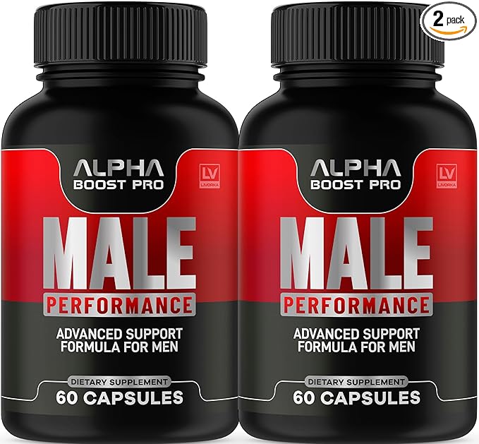 (2 Pack) Alpha Boost Pro Capsules Alpha Boost Pro Official Advanced Formula AlphaBoost Pro All Natural Pills Alfa Boost Pro for Overall Health Alpha Boost Pro Reviews 120 Capsules for 2 Months