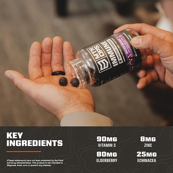 MTN OPS Vitamin D3 + K2 and Immune Gummies Bundle