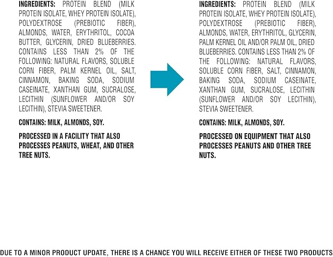 Quest Nutrition Blueberry Muffin Protein Bars 20g Protein 2g Sugar 5g Net Carb High Fiber Gluten Free Keto Friendly 12 Count