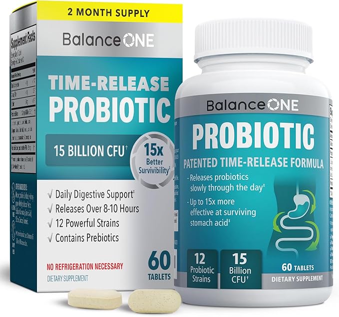 Balance ONE 2-Month Complete Digestive Support Bundle – Intestinal Barrier &amp Microbiome Kit – Includes 2X RevivaGut Powder &amp 1x Daily Probiotic (3 Pieces)