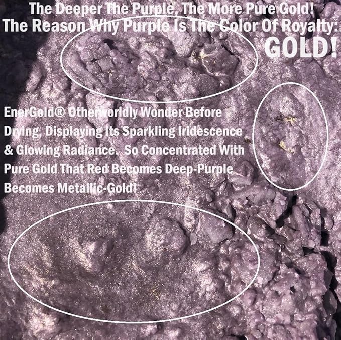 EnerGold® Monoatomic Gold/ORMUS: World's ONLY Pure-G O L D! Deflect Radiation EMFs &amp Low-Energy Frequencies Repair DNA Pineal Gland &amp All Tissues of the Body Energize Your Aura &amp Cha