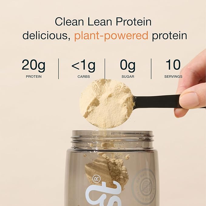 Nuzest - Pea Protein Powder - Clean Lean Protein Premium Vegan Plant Based Protein Powder Dairy Free Gluten Free GMO Free Protein Shake Smooth Vanilla 0.9 oz (Pack of 10)