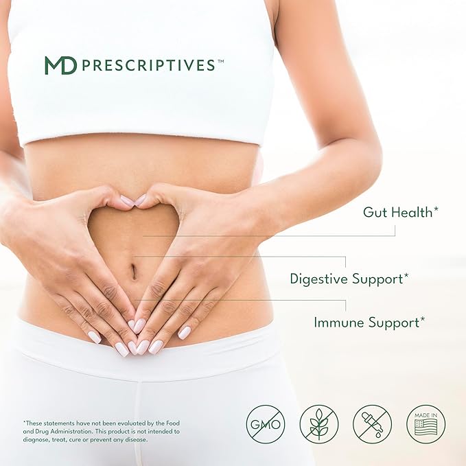 MD Prescriptives - PureBiotic - Probiotic Dietary Supplement for Digestive &amp Gut Health - 60 Capsules