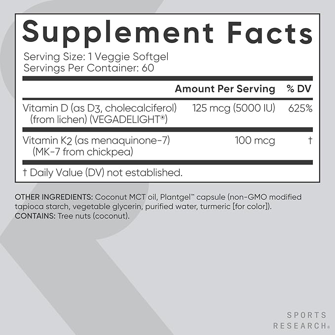Sports Research Collagen Peptides Hydrolyzed Type 1 &amp 3 Collagen Powder Protein Supplement Keto MCT Oil from Organic Coconuts - Triple Ingredient C8 C10 C12 MCTs and Vitamin D3 K2 with Coconut