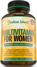 Women's Multivitamin Supplement. Vitamins A C D E &amp Vitamin B Complex. Immune &amp Female Support + Antioxidant &amp Natural Energizers. Non-GMO Gluten Free Made in the USA60 Caps