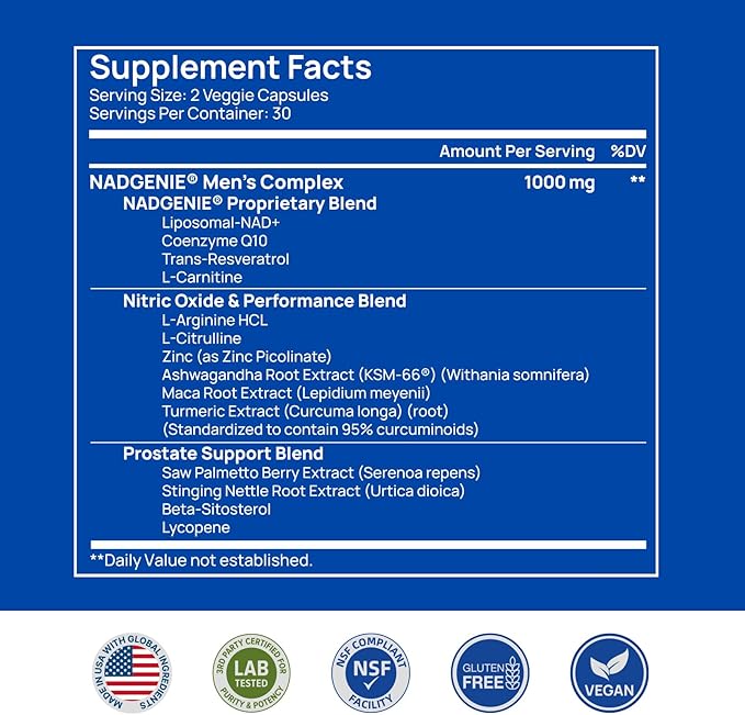 Selerb NAD+ Supplements for Men &amp Magnesium Complex