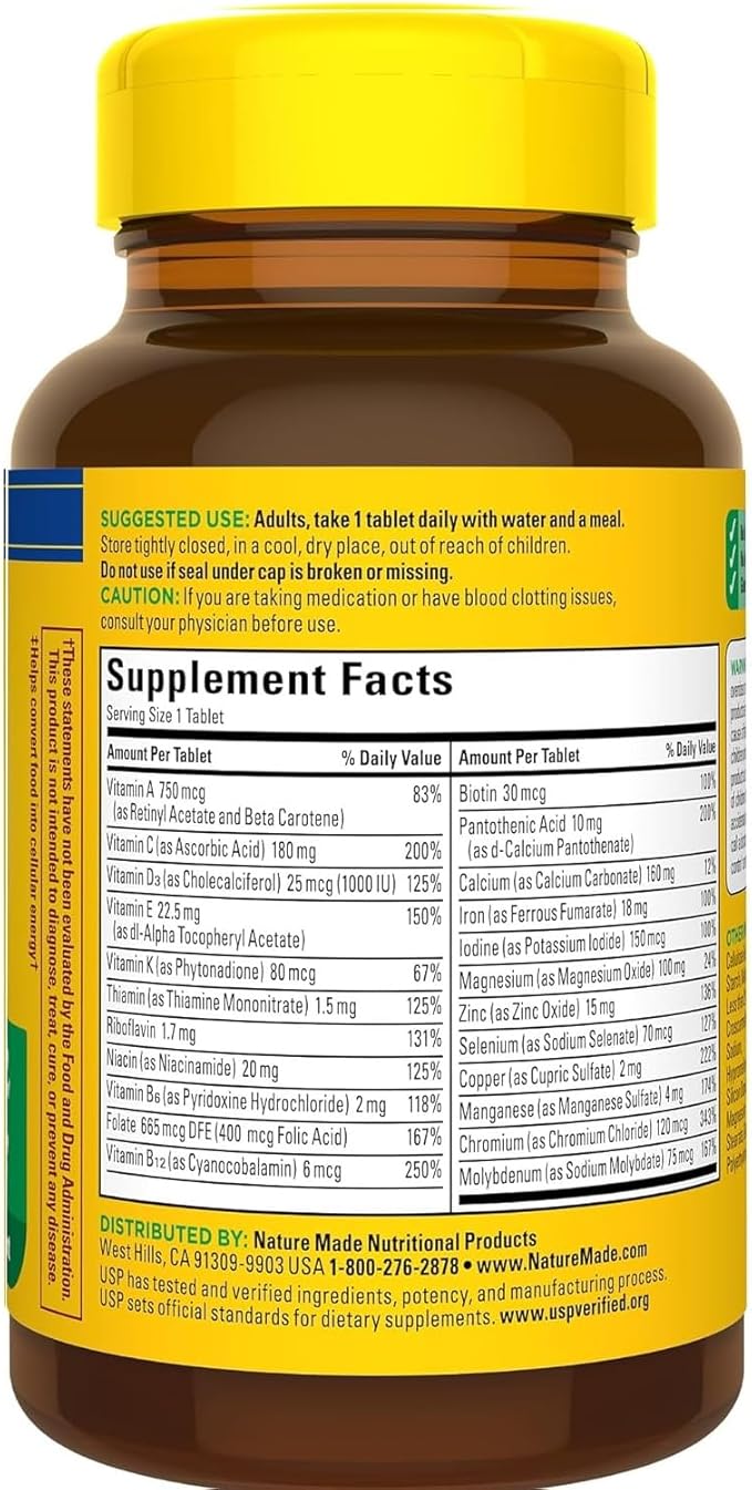 Nature Made Multi Complete Tablets - 130 ct Pack of 2