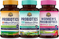 Vitalitown Probiotic Bundle (Pack of 3) | 60 Billion CFU Probiotics 120 Billion CFU Probiotics &amp Women’s Probiotics | Shelf Stable for Gut &amp Vaginal 30 Day Supply Each