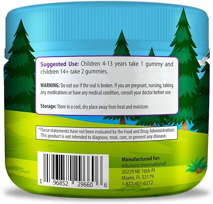 Infusions Super Fruit Gummies 180 Count w/Vitamin ACE + Zinc – Organic Silica Antioxidant Blend – Vegan Friendly - Gluten Free - Non-GMO - 2 Pack