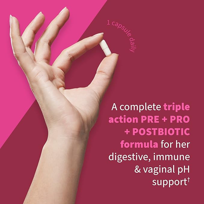 Garden of Life Dr Formulated Once Daily Complete Prebiotics Probiotics &amp Postbiotics for Women's Health with Zinc for Immune Support 30 Day Supply