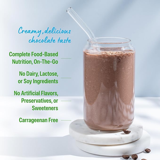 Orgain Organic Vegan Meal Replacement Protein Powder Creamy Chocolate Fudge - 20g Plant Based Protein Gluten Free Dairy Free Lactose Free Soy Free No Sugar Added For Smoothies &amp Shakes - 2.