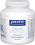 Pure Encapsulations Calcium with Vitamin D3 | Dietary Supplement to Support Bone Colon and Cardiovascular Health* | 180 Capsules