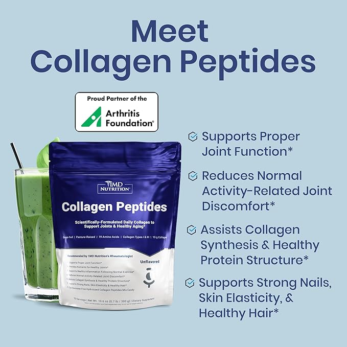 1MD Nutrition Bone Support Bundle - Includes Collagen Peptides and OsteoMD for Comprehensive Bone Support