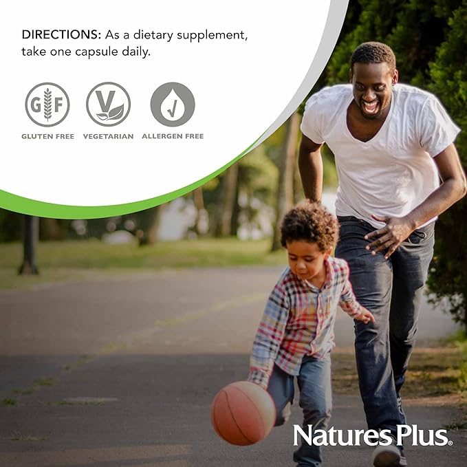 NaturesPlus Vitamins D3 (1000 IU) &amp K2 (100 mcg) - Vegetarian Gluten Free - 90 Capsules 90 Servings