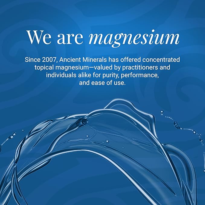 Ancient Minerals Magnesium Oil Ultra with OptiMSM Refill 33.8 oz. - Pure Genuine Zechstein Magnesium Chloride Supplement with MSM - Best Topical Skin Application for Dermal Absorption