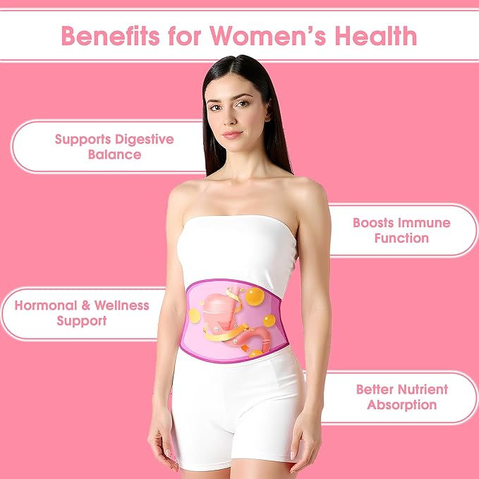 Women's Probiotics 150 Billion CFU – 34 Strains with Organic Prebiotics &amp Digestive Enzymes – Urinary Tract &amp Digestive Health – 60 Vegan Capsules with D3 and Biotin – Gluten-Free Non-GMO Da