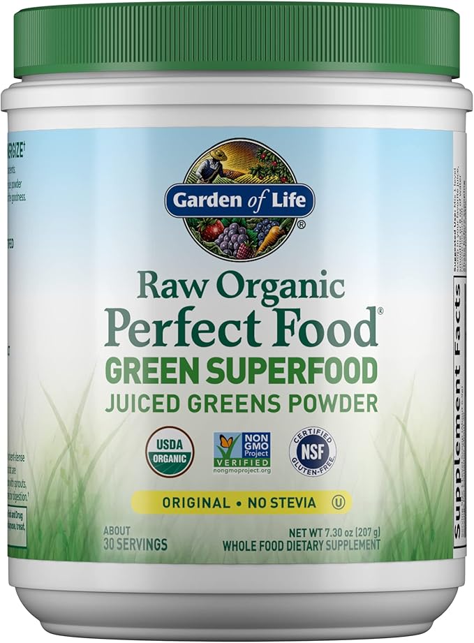 Garden of Life Organic Vegan Sport Protein Powder Superfood Juiced Greens Powder - Probiotics BCAAs Antioxidants 30g Plant Protein 2 Billion Probiotics Non GMO