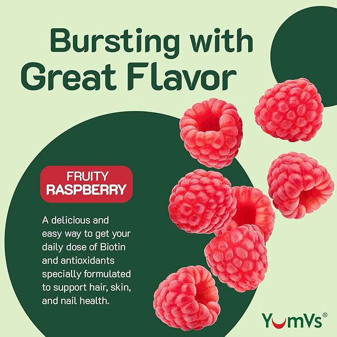 Teen Multivitamin Gummies with Biotin and Antioxidants - Raspberry Flavor - Hair Skin Nails Support - Vegetarian Kosher Teen Vitamins for Boys and Girls 12-17 - 60 Count (Pack of 2)