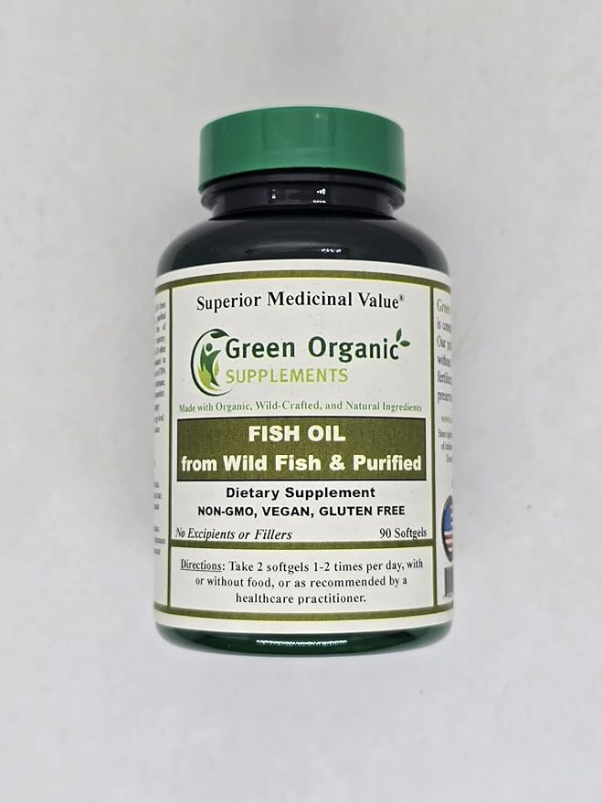Purified Triple Strength Omega 3 Fish Oil Made with Wild Fish Like Sardines 90 Softgel 1000 mg DHA 350 mg Formulated to Serve a High Concentration of DHA and EPA Per Softgel
