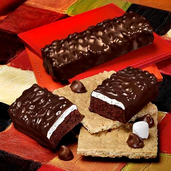 Nutmeg State Nutrition High Protein Bars 7 Servings Per Box (1 Box (7 Servings) Dark Chocolate S'mores)