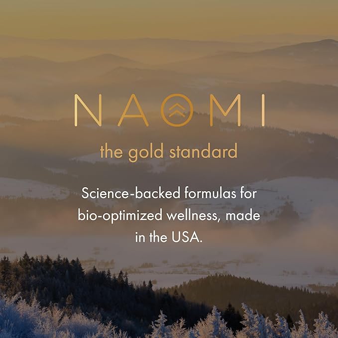 NAOMI Magnesium Glycinate - Bioactive Fully Reacted Premium High Absorption - Supports Muscle Nerve &amp Heart Health - Chelamax Magnesium Bisglycinate - 90 Capsules 45 Day Supply