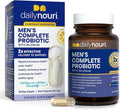 Daily Nouri Probiotics for Men | Gut Microbiome &amp Hormone Balance Support | 5 Clinically Studied Strains + Selenium for Testosterone Sperm Motility &amp Male Reproductive Health | 30-Day Supply