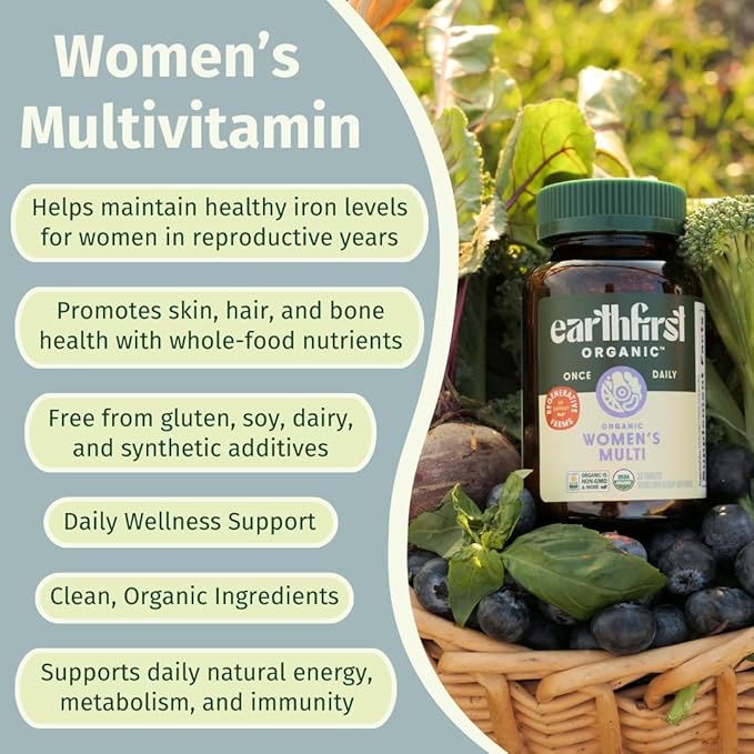 Women’s Multi Once Daily Women's Multivitamin Iron Vitamin B12 &amp More 19 Vitamins from Herbs &amp Superfoods 30 Count