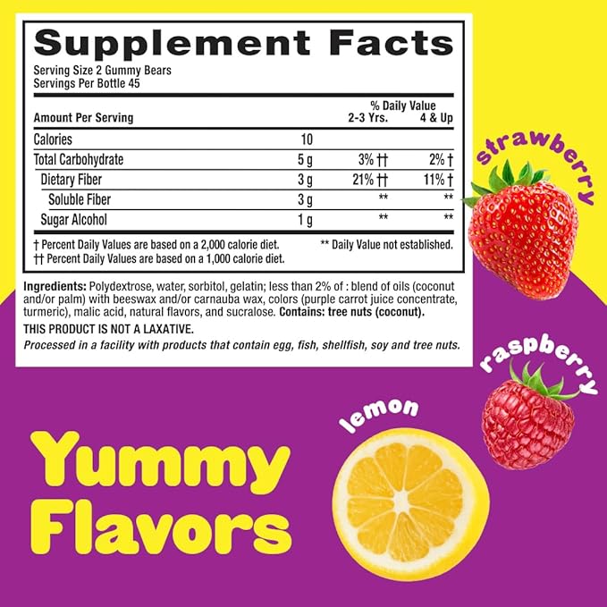 Flintstones Vitamins Chewable Kids Vitamins Complete Multivitamin &amp L’il Critters Fiber Daily Gummy Supplement for Kids for Digestive Support Berry and Lemon Flavors 90 Gummies